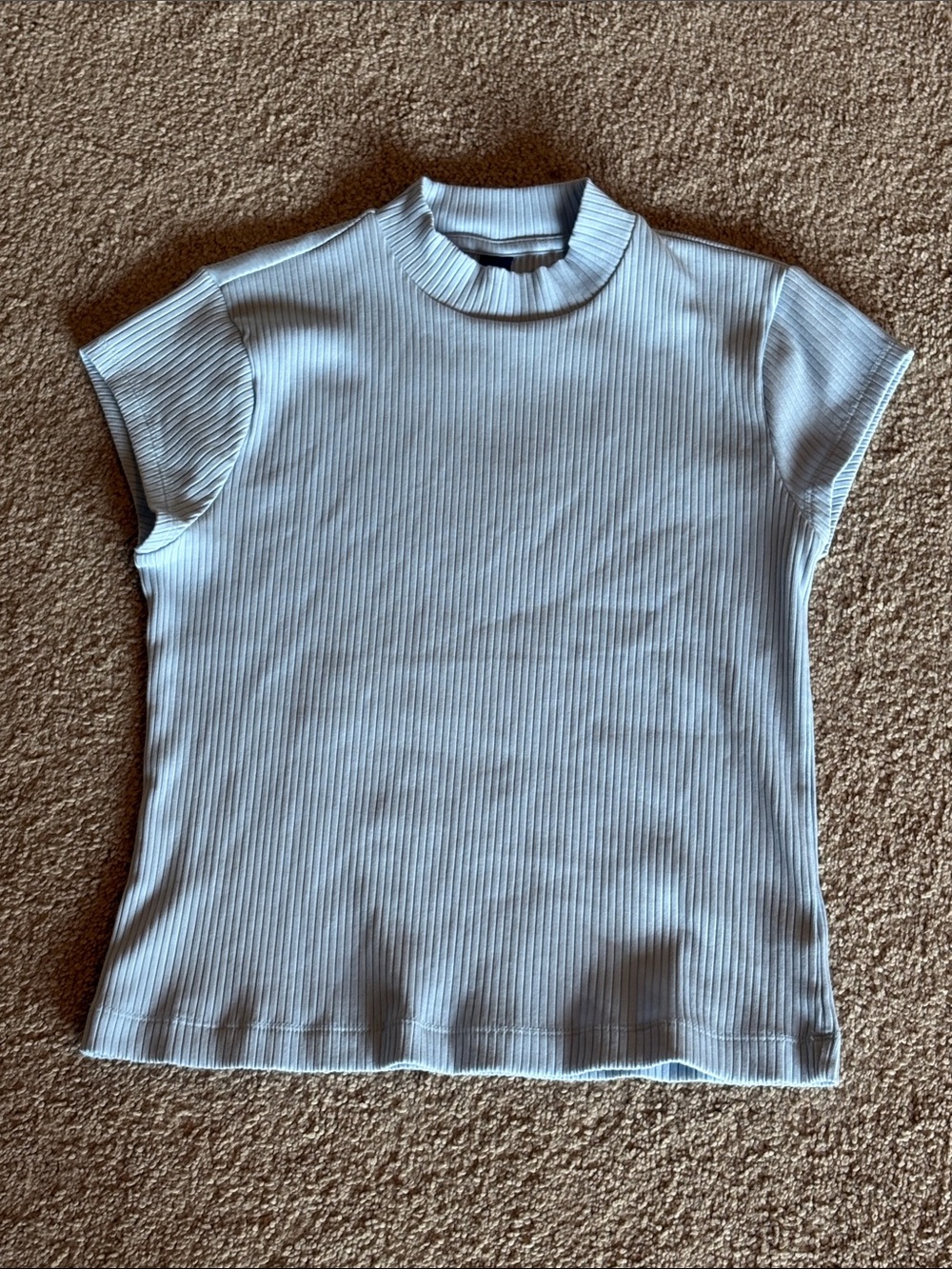 Old navy mock neck cap sleeve top size large
